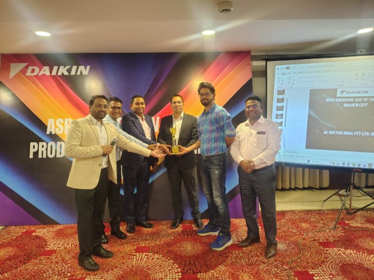 Indore-based start-up 'AC Doctor' wins 'Best Service Partner' award